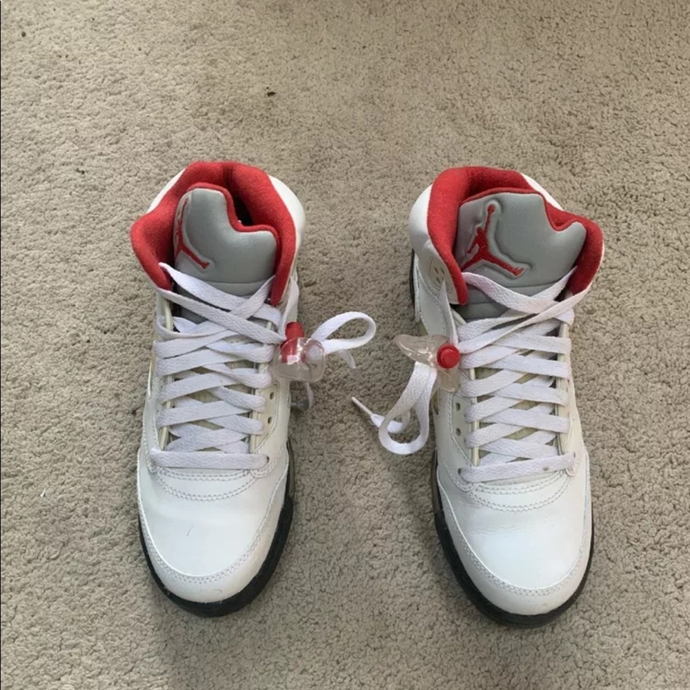 Nike Air Jordan Retro 5 fire red grade school
